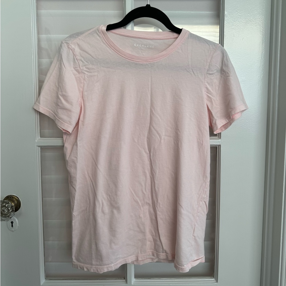 Pink Everlane Cotton Tee